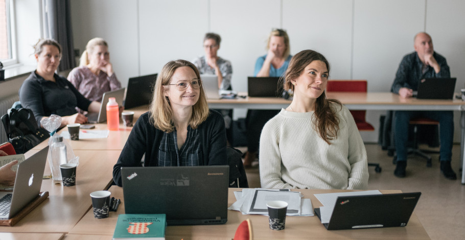 Studerende på UC SYD Efter- og videreuddannelse
