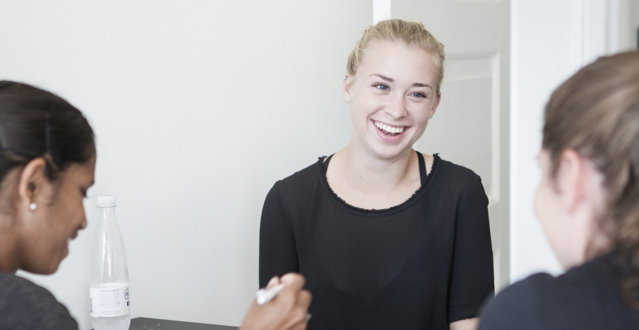 Studerende på UC SYD