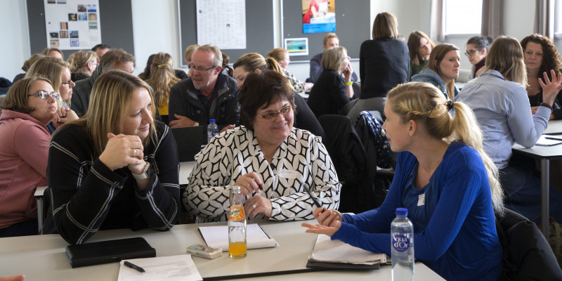 Deltagere fra det danske og det tyske mindretal spejlede sig i hinanden på de fire workshops