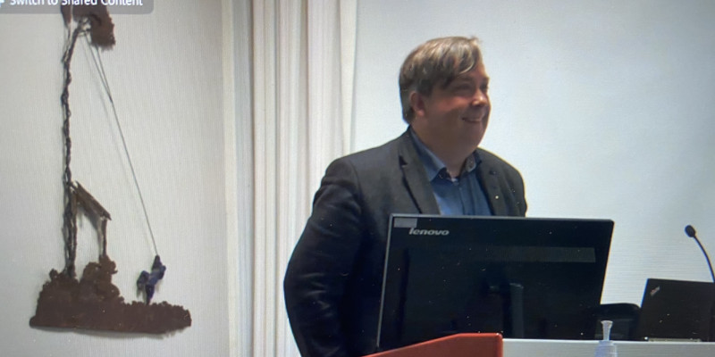PhD og Associate professor Frederik Alkier Gildberg fra SDU var formand for bedømmelsesudvalget. (chairman)