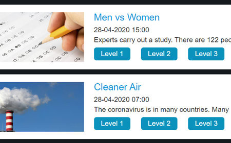 News in Levels